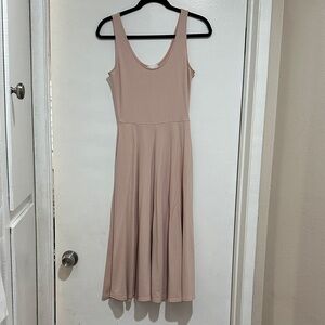 Leith Blush pink Midi tank Dress